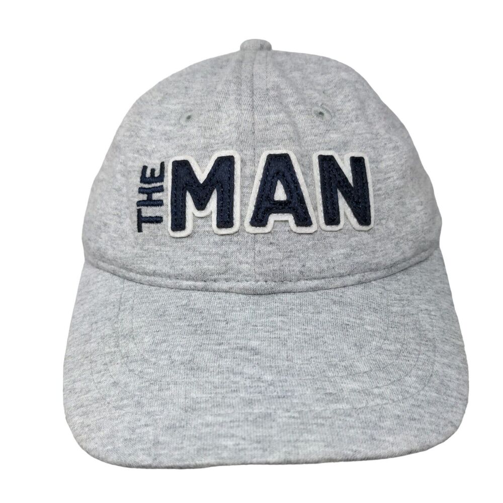 The Man Toddler Strapback Hat Gray 2T-4T Adjustable Embroidered Carter's